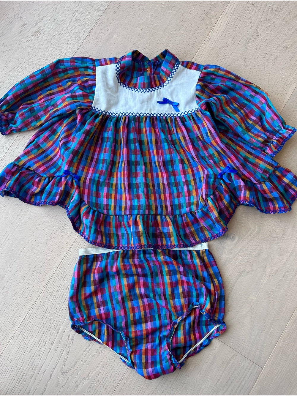 Vintage baby Dress & Bloomer set 18 months